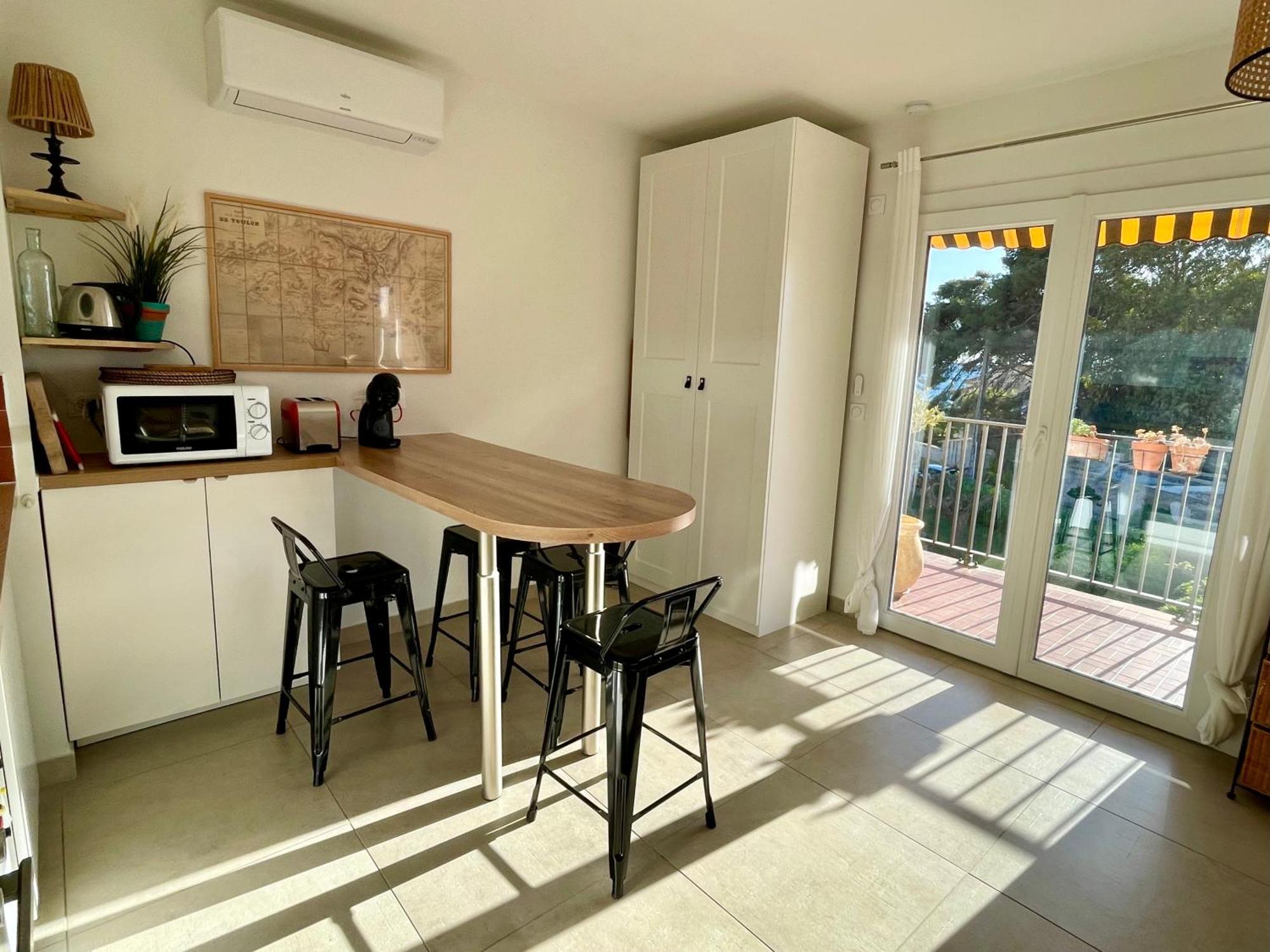 Appartement Cosy Vue Mer A 50 M De La Plage - Refait A Neuf Et Climatise Ле-Праде Экстерьер фото